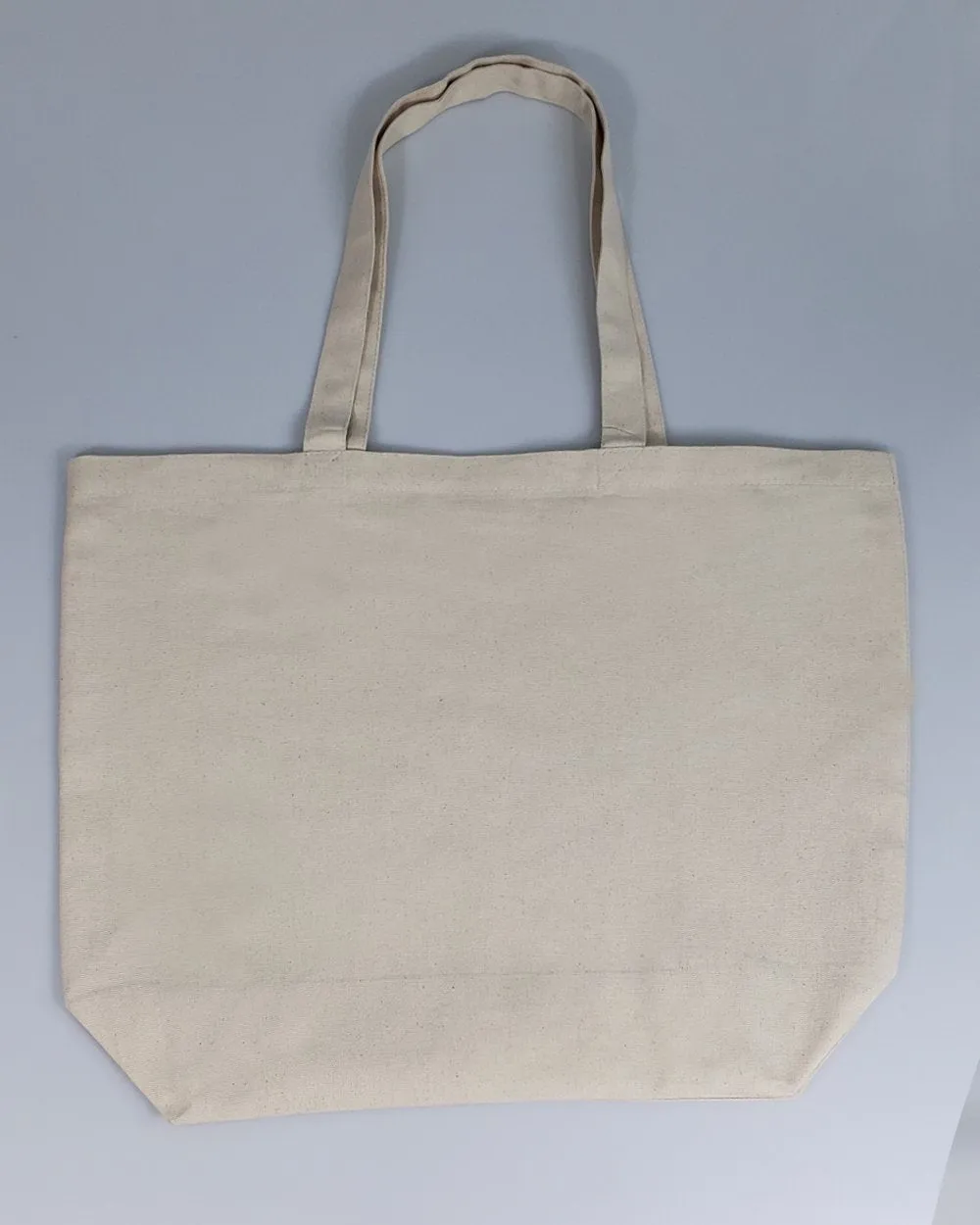 12 ct 18" Large Size Value Canvas Tote Bag with Long Handles - By Bozen