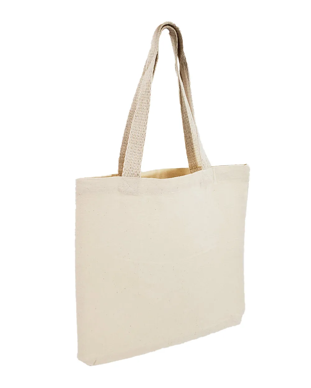 120 ct 12'' Small Canvas Tote Bags/Book Bags - By Case