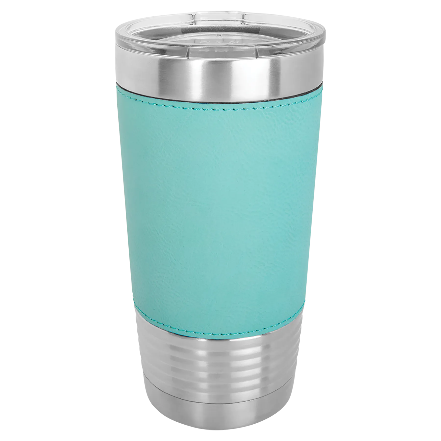 20oz Leatherette Tumbler with Clear Lid