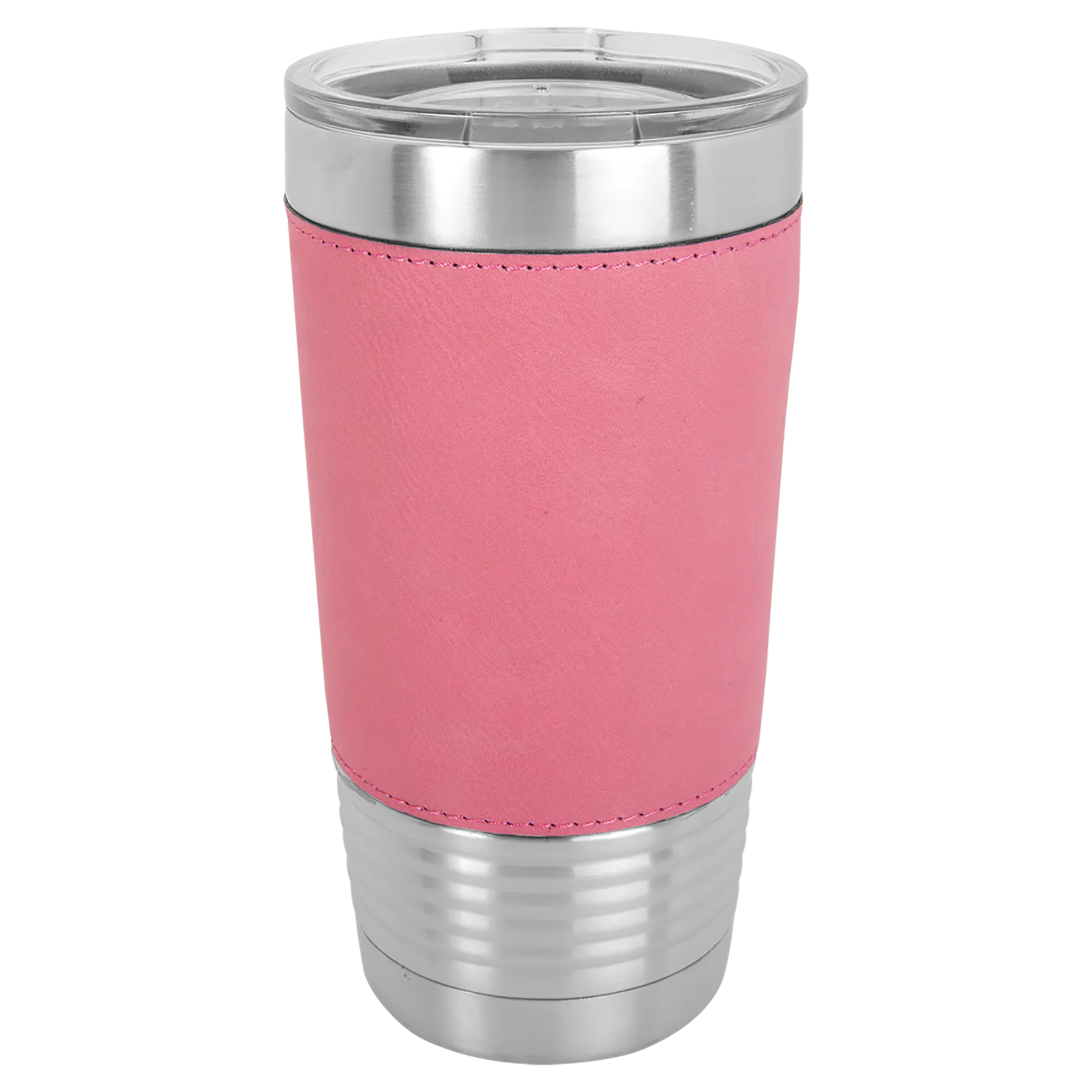 20oz Leatherette Tumbler with Clear Lid