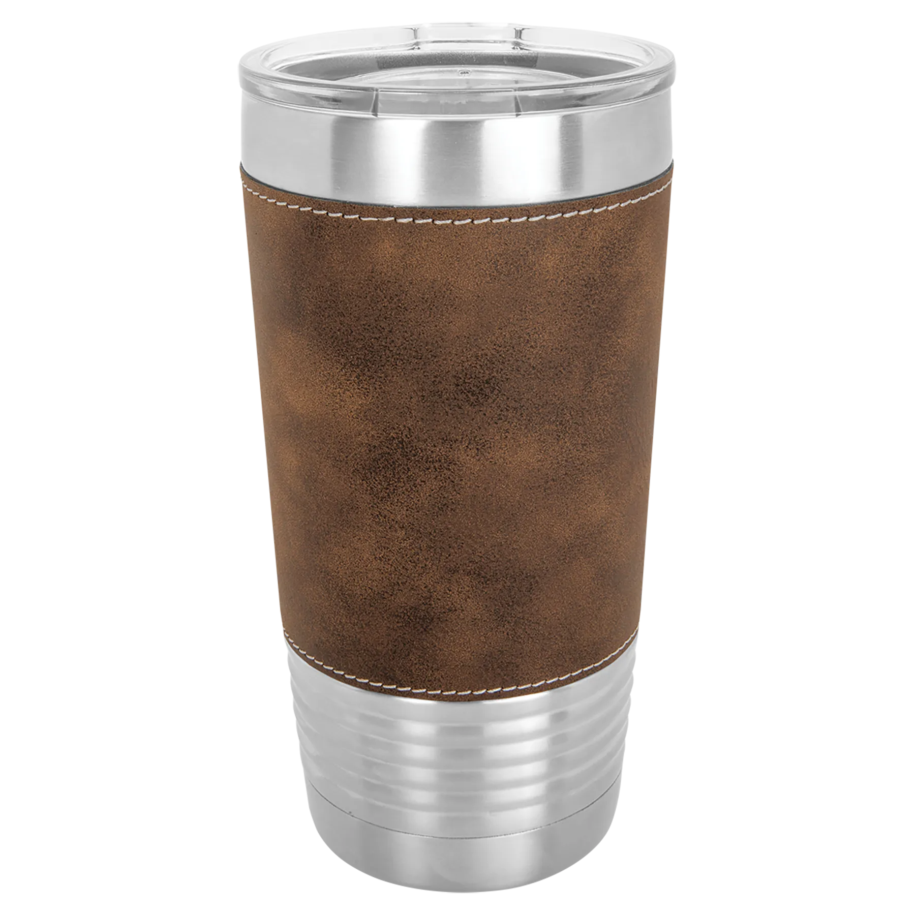 20oz Leatherette Tumbler with Clear Lid