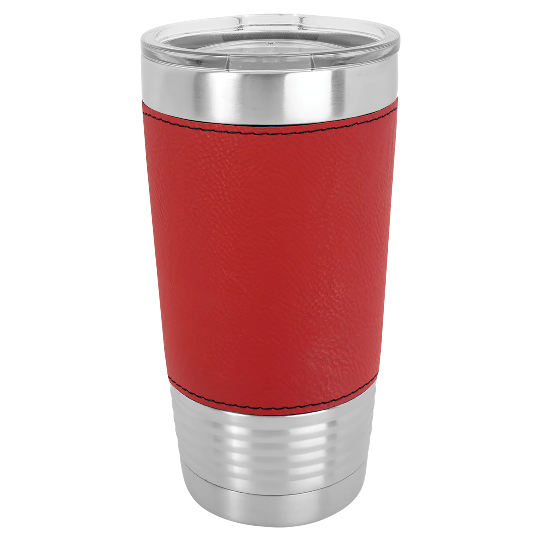 20oz Leatherette Tumbler with Clear Lid