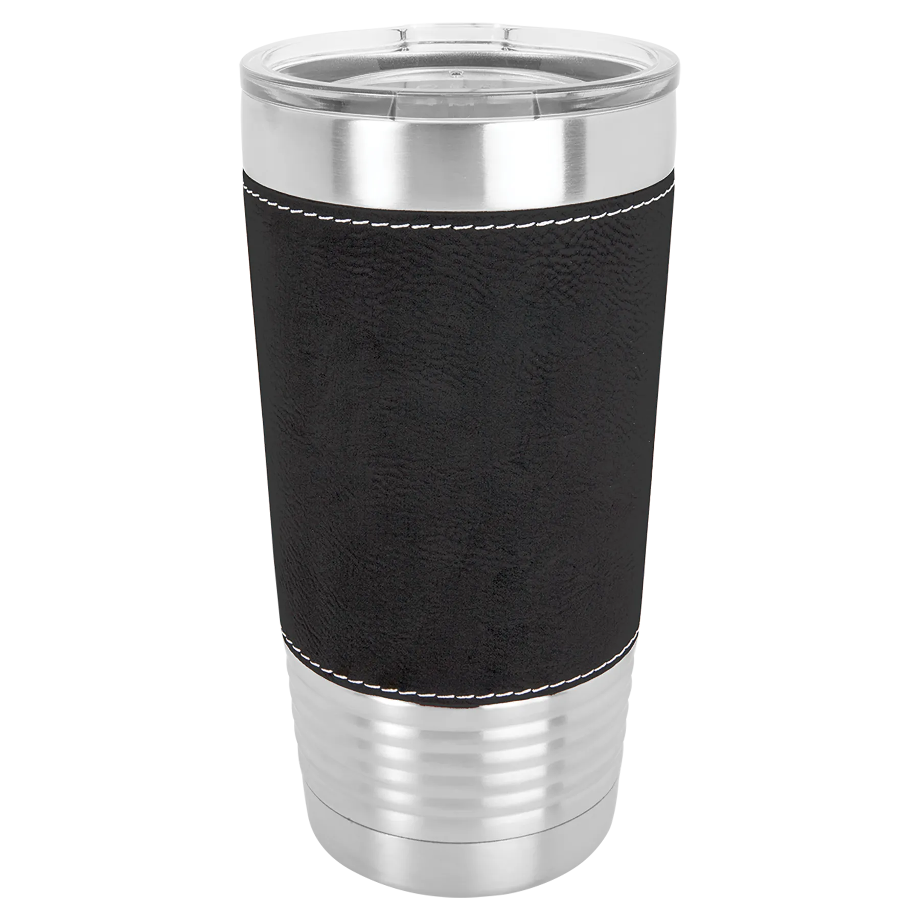 20oz Leatherette Tumbler with Clear Lid