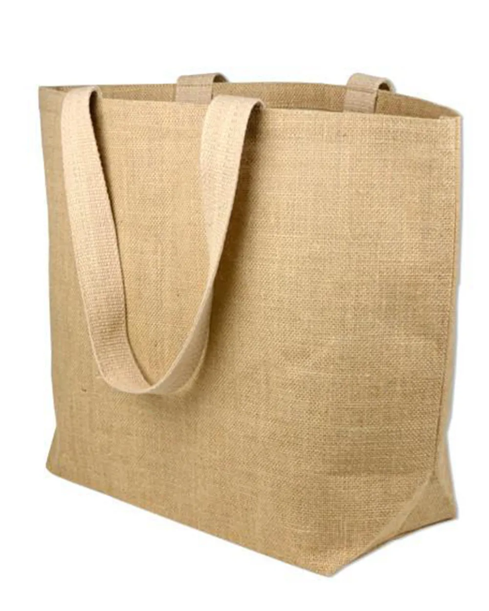 48 ct Large Jute Beach Bag / Burlap Beach Totes - By Case