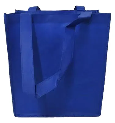 50 ct Standard Size Grocery Tote Bag W/Gusset - Pack of 50