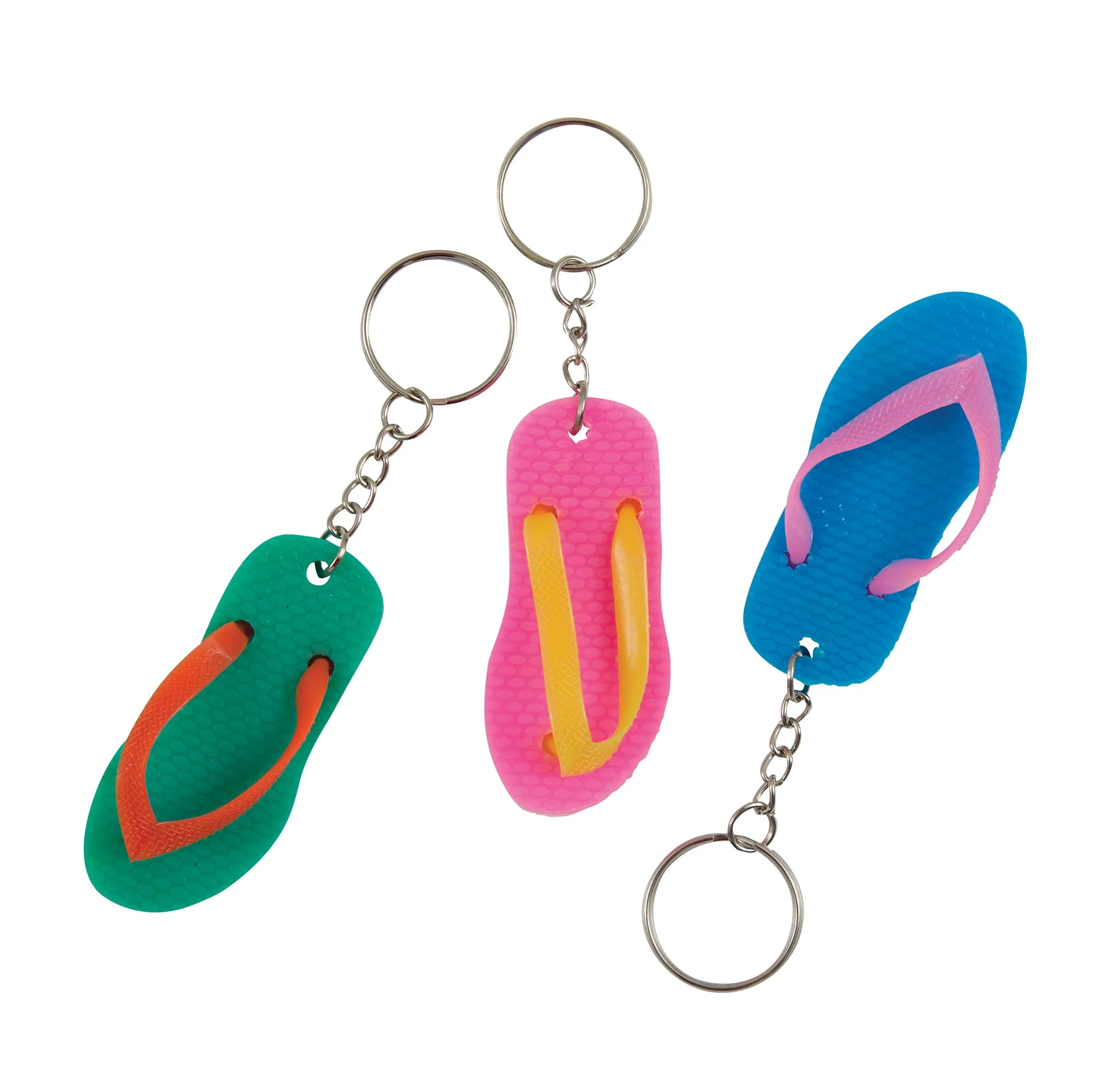 6 Flip Flop Keychains