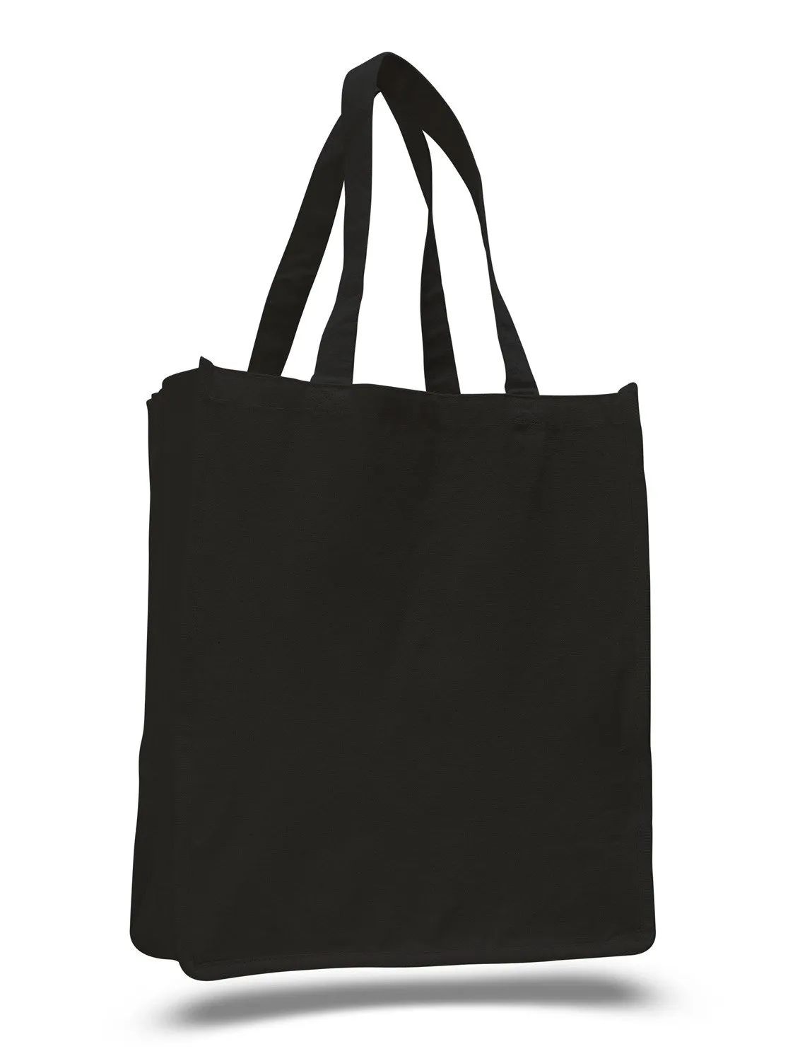 72 ct Jumbo Size Heavy Canvas Wide Shopper Tote Bag - By Case