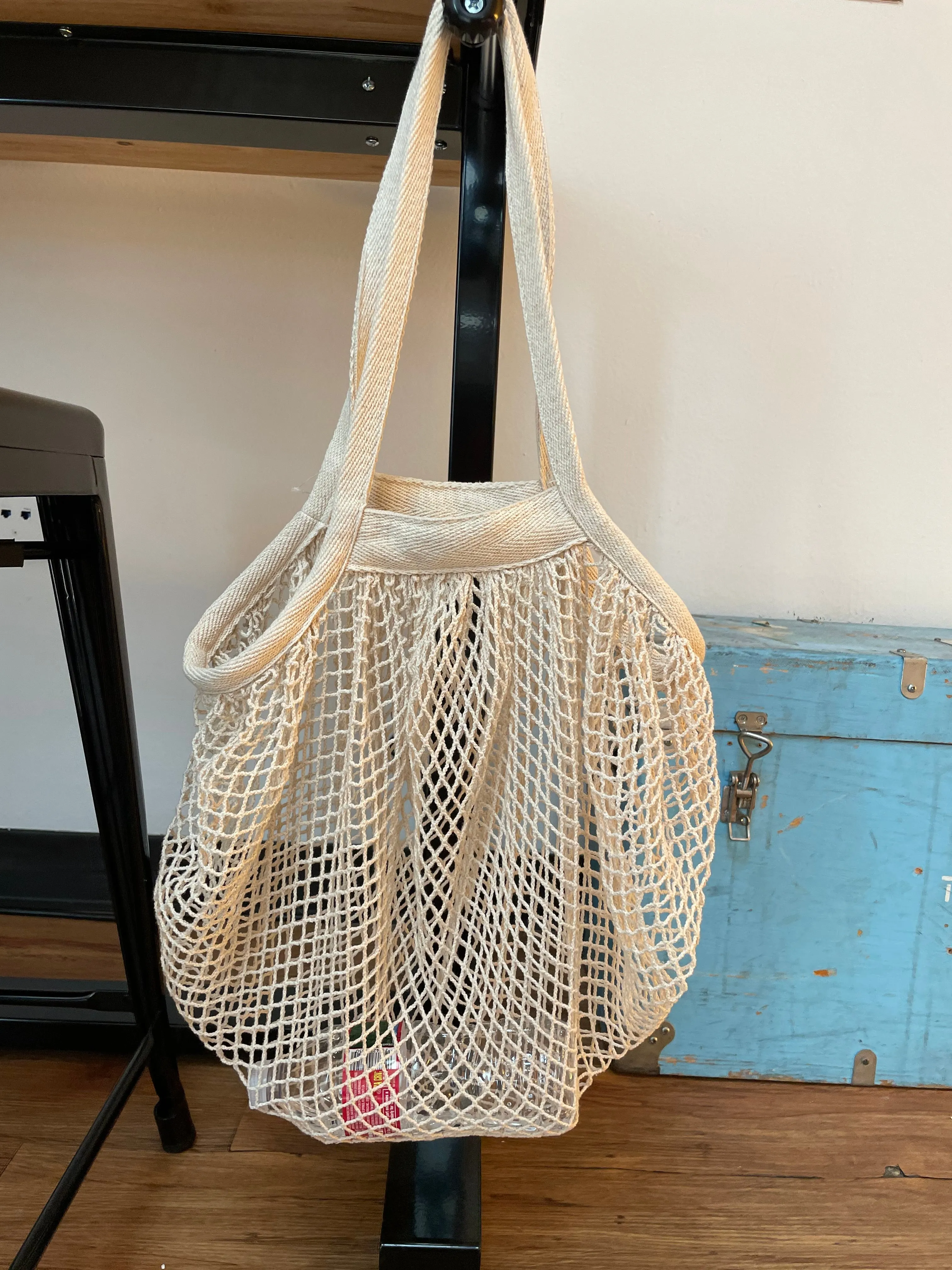 72 ct Organic Cotton String Bag - By Case