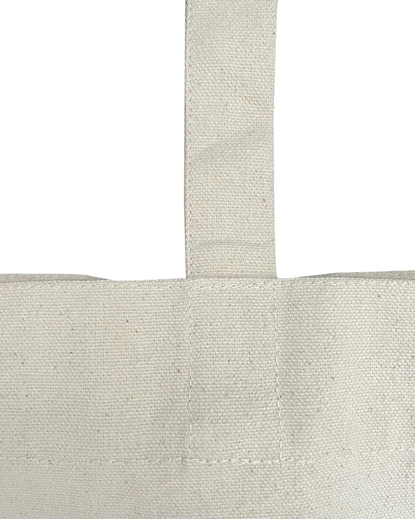 96 ct Eco Friendly Recycled Cotton Canvas Tote Bag w/Full Gusset - By Case