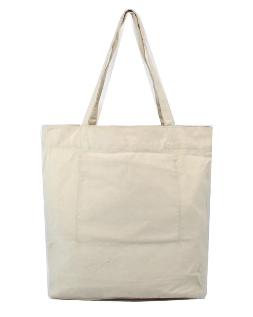 96 ct Eco Friendly Recycled Cotton Canvas Tote Bag w/Full Gusset - By Case