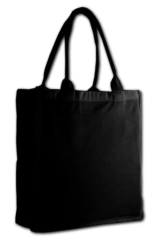 96 ct Fancy 100% Cotton  Shopper Tote Bags Wholesale - By Case