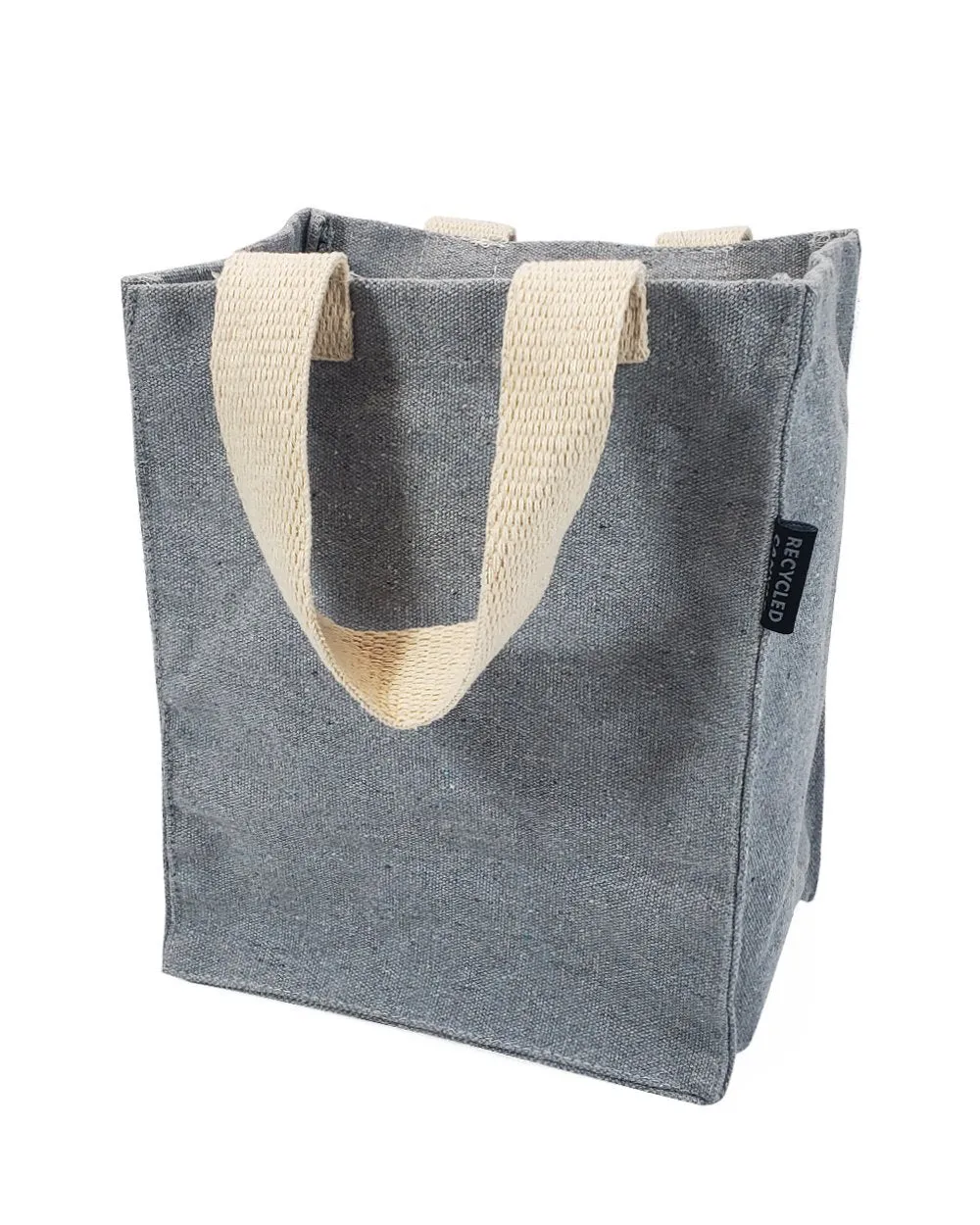 96 ct Recycled Canvas Book Bag with Full Gusset - By Case