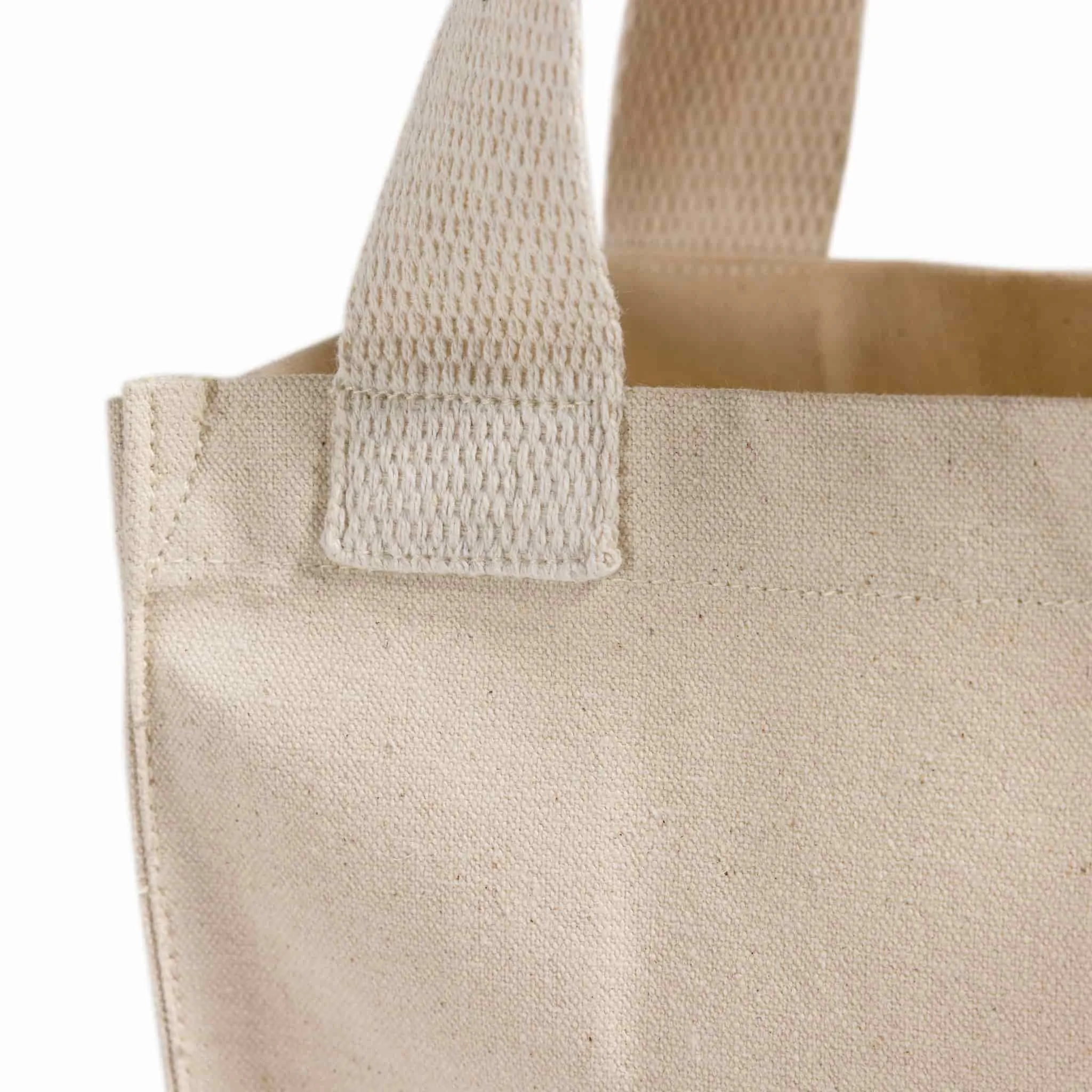 96 ct Recycled Canvas Book Bag with Full Gusset - By Case