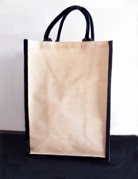 Affordable Natural Jute Blend Tall Tote - TJ909