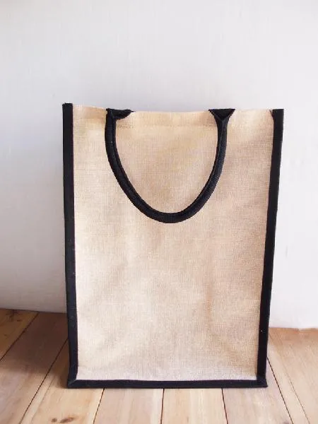 Affordable Natural Jute Blend Tall Tote - TJ909