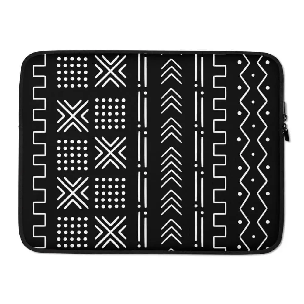 African Mud Cloth Laptop Case