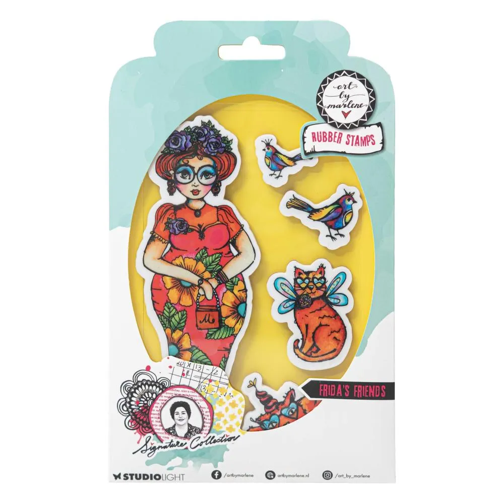 Art By Marlene Signature Collection Clear Stamps Nr. 702, Frida's Friends