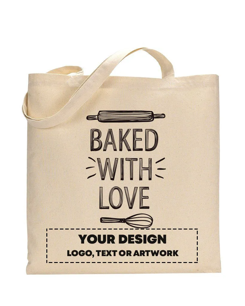 Baked With Love Design - Bakery Tote Bags