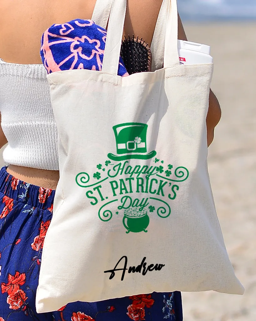 Big Hat Happy St Patrick's Day Hat - St Patrick's Tote Bag