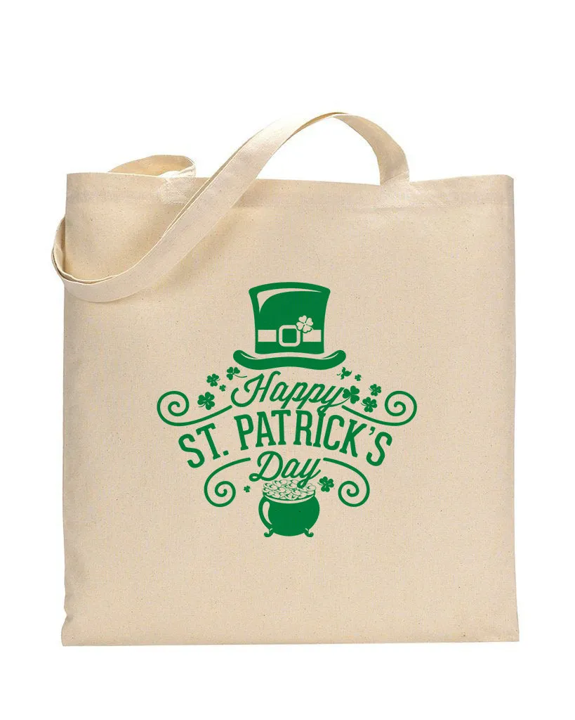 Big Hat Happy St Patrick's Day Hat - St Patrick's Tote Bag