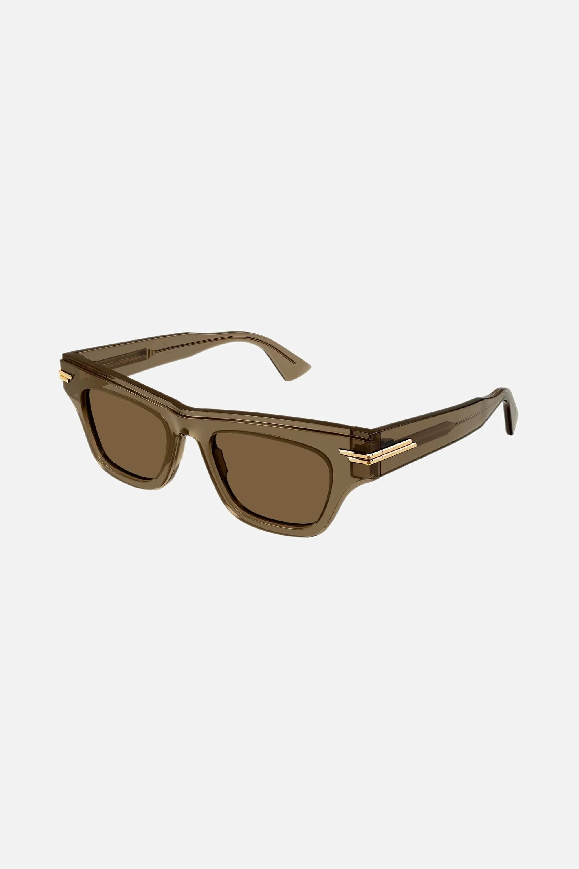 Bottega Veneta bold brown cat-eye sunglasses