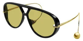 Bottega Veneta BV1273S 003 Drop Aviator - As Seen On Kendall Jenner & Peggy Gou