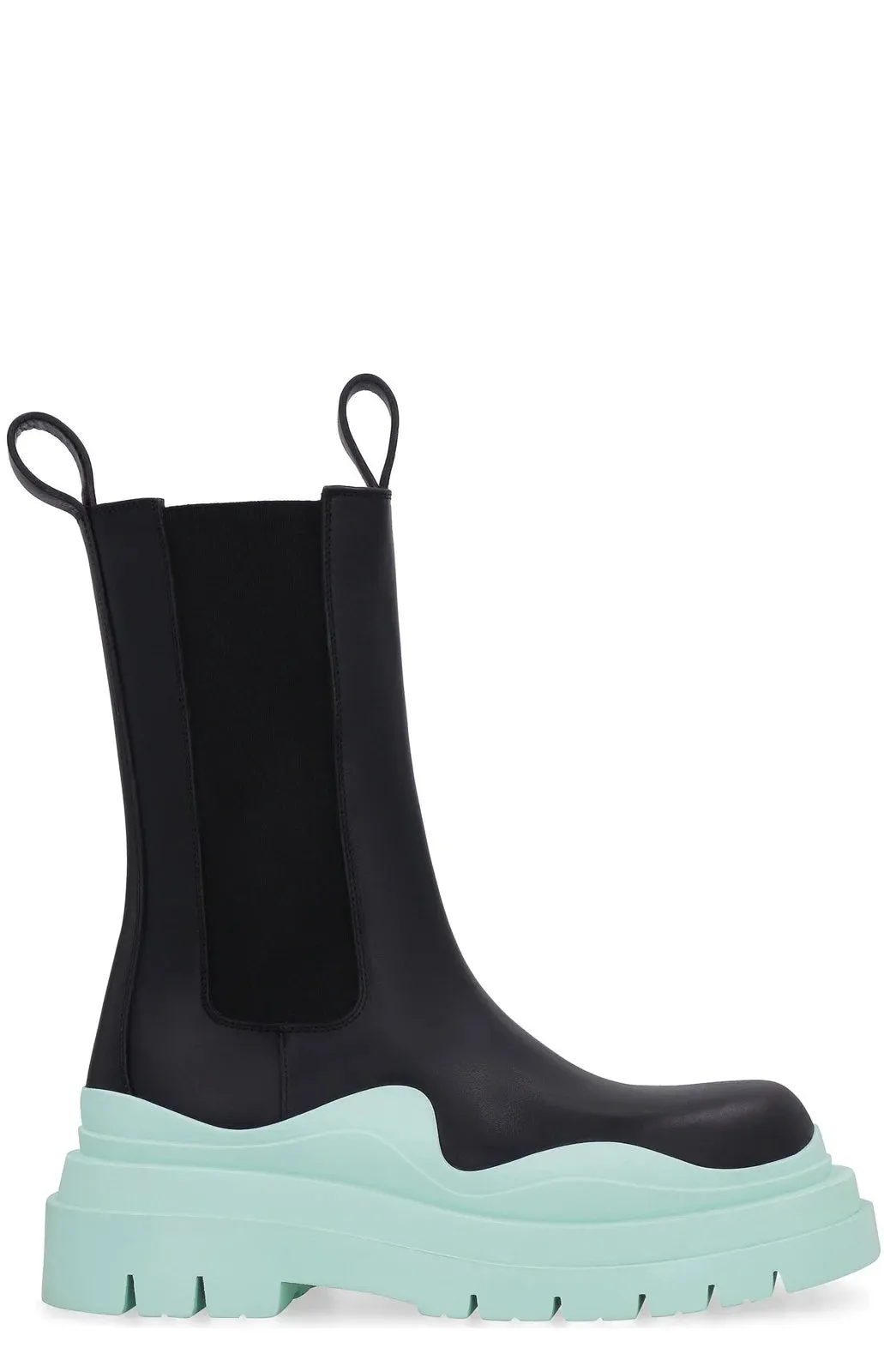 BOTTEGA VENETA CALFSKIN TIRE CHELSEA BOOTS