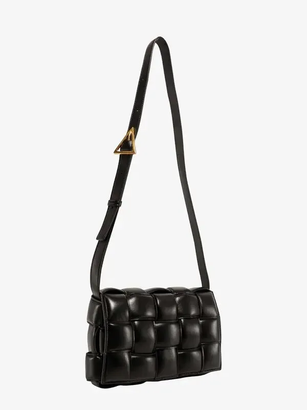 BOTTEGA VENETA NAPPA LEATHER PADDED CASSETTE CROSSBODY BAG