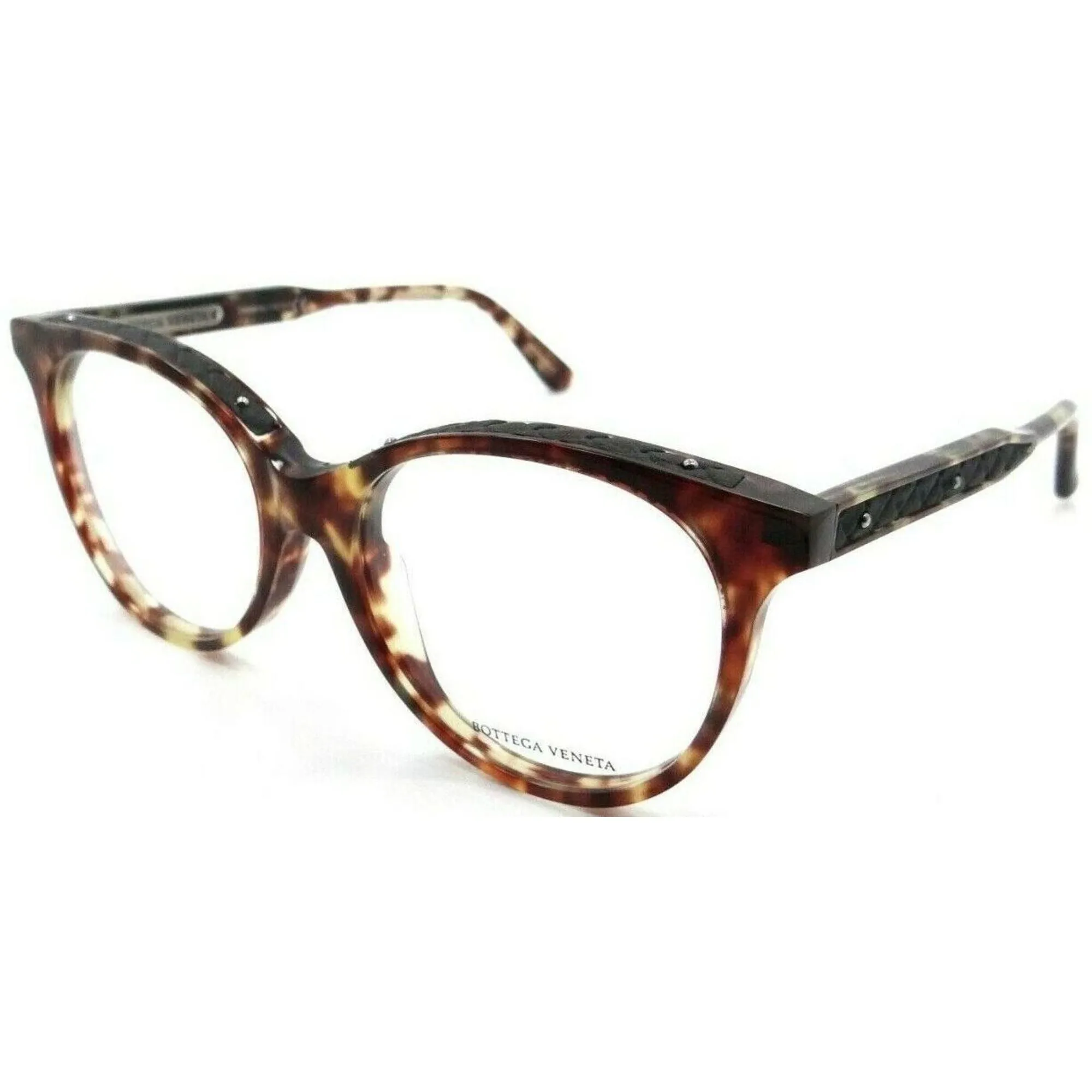 Bottega Veneta Women's Eyeglasses - Havana Transparent | BOTTEGA VENETA BV0069OA 004