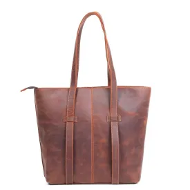 Brown Leather Tote Bag