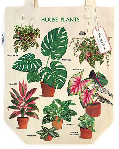 Cavallini & Co. House Plants Cotton Tote Bag