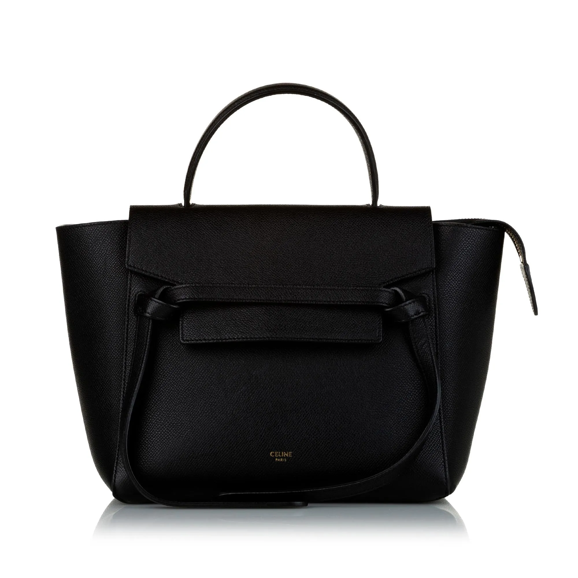 Celine Belt Leather Satchel (SHG-33145)