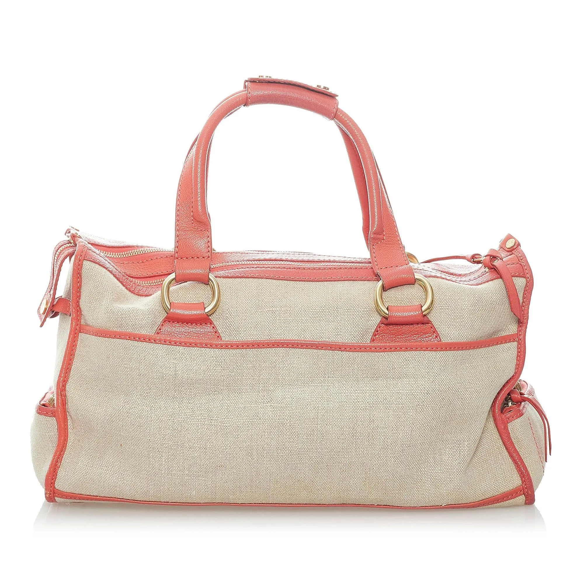 Celine Boogie Canvas Handbag (SHG-IG1MWB)