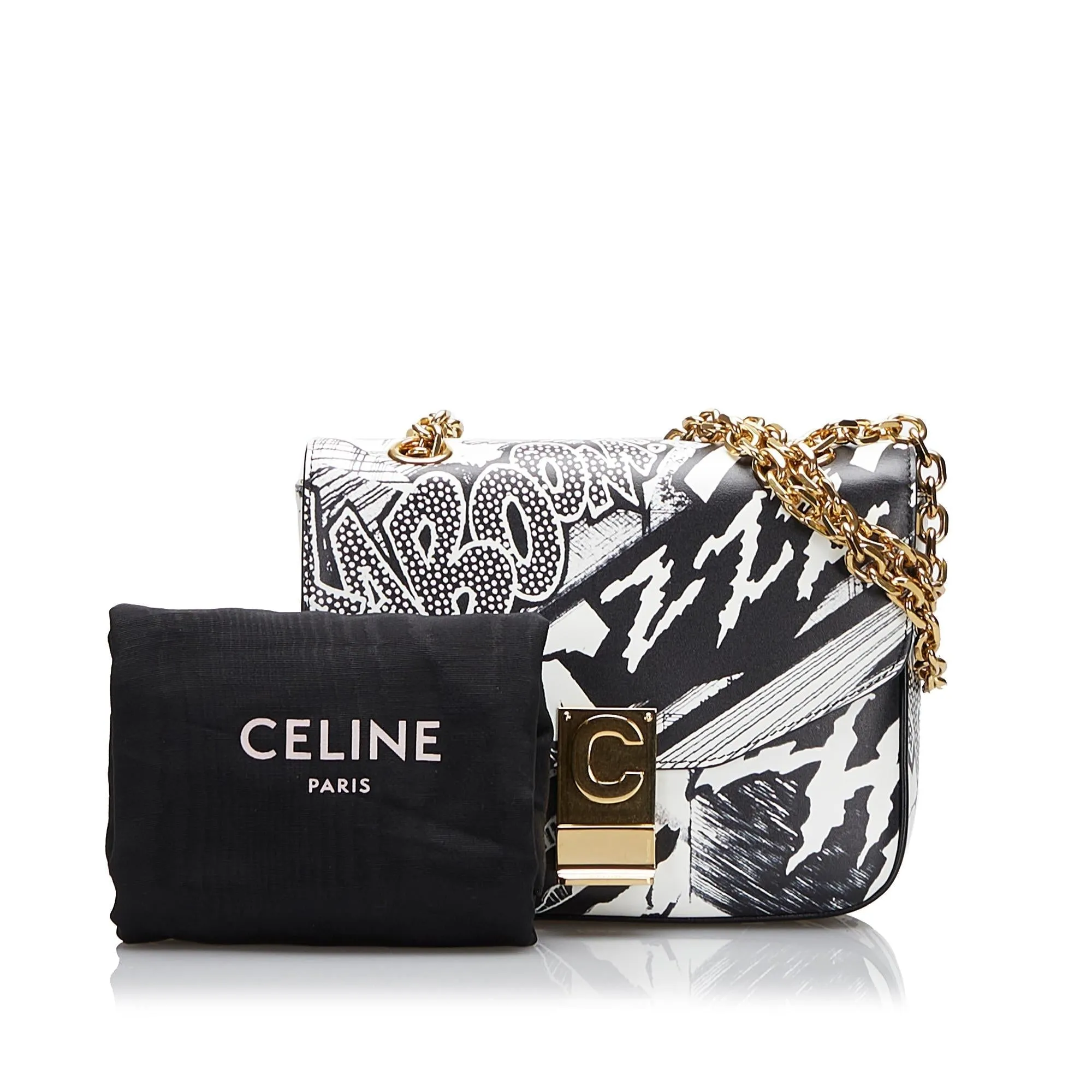 Celine Christian Marclay Small C Bag (SHG-uel2m3)