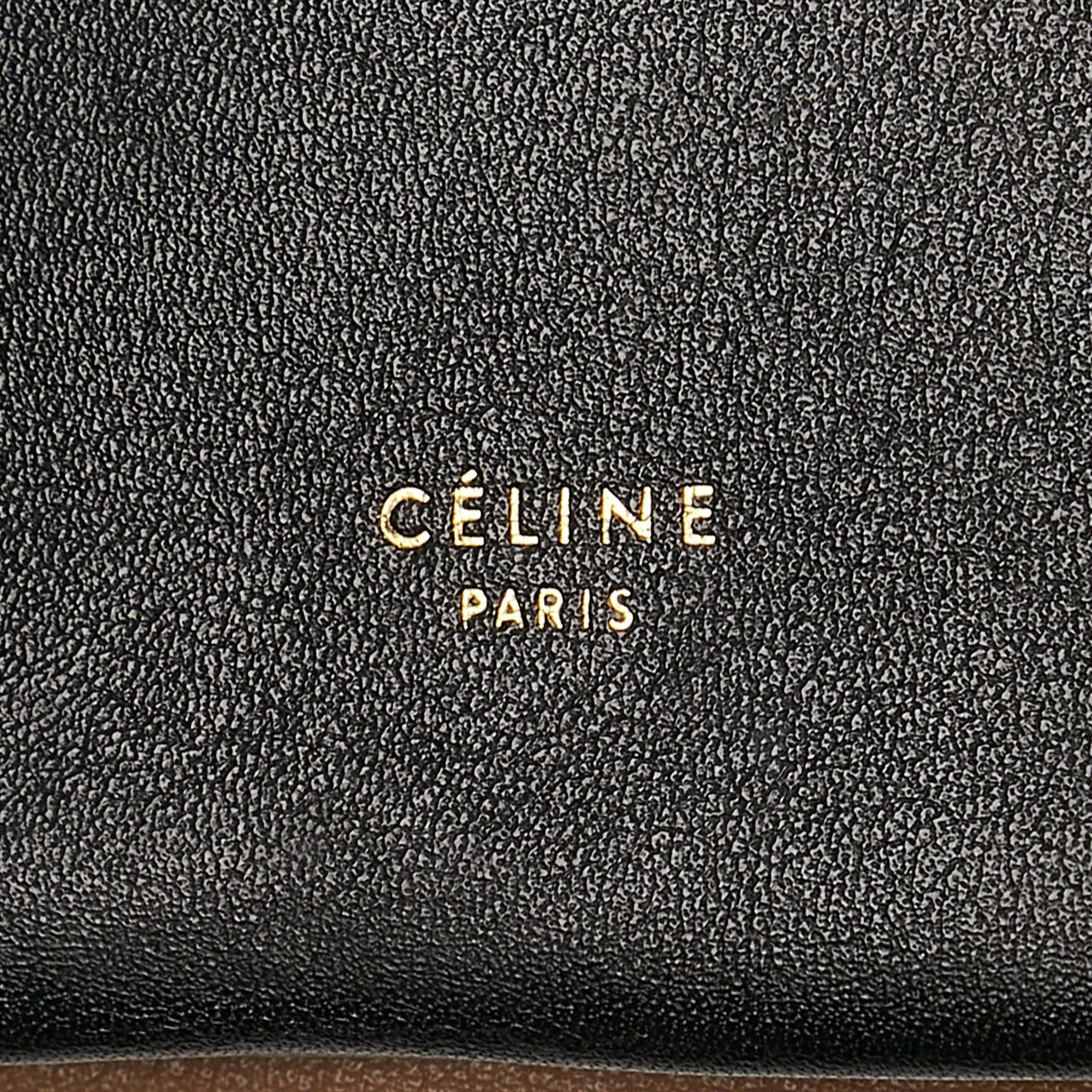 Celine Folded Cabas Leather Satchel (SHG-30205)