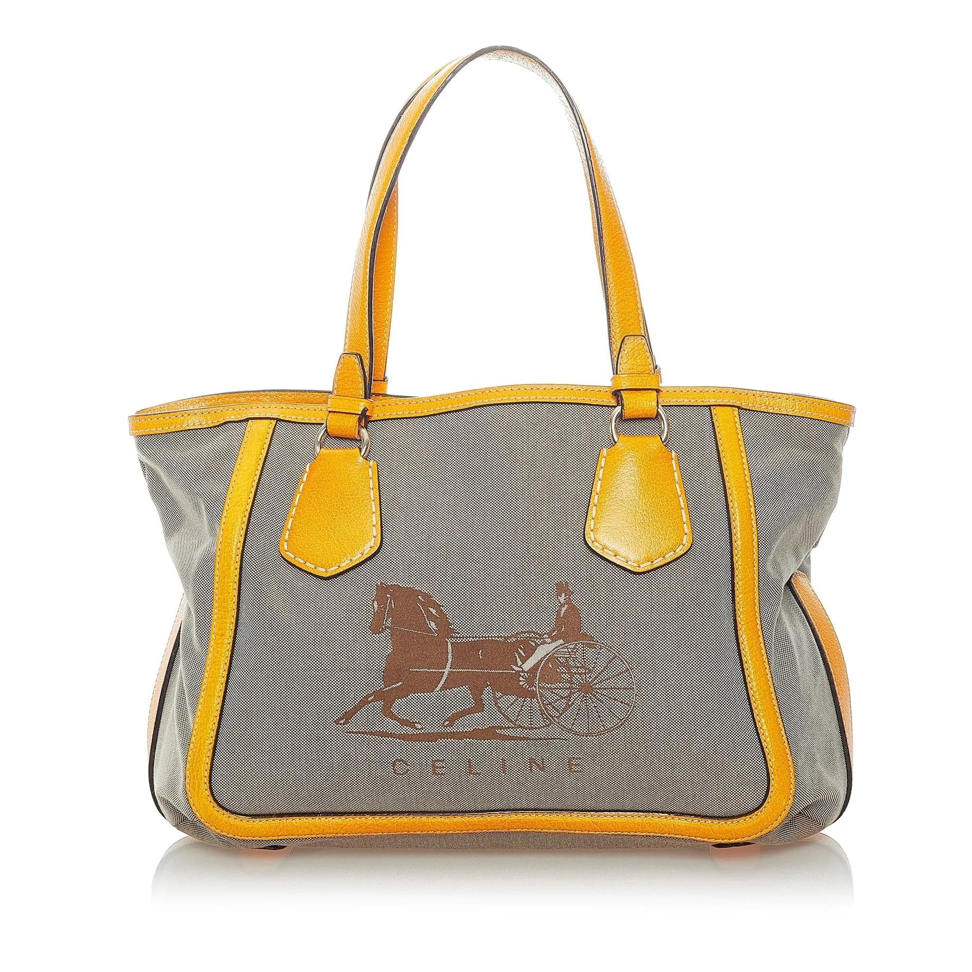 Celine Horse Carriage Canvas Tote Bag (SHG-33010)