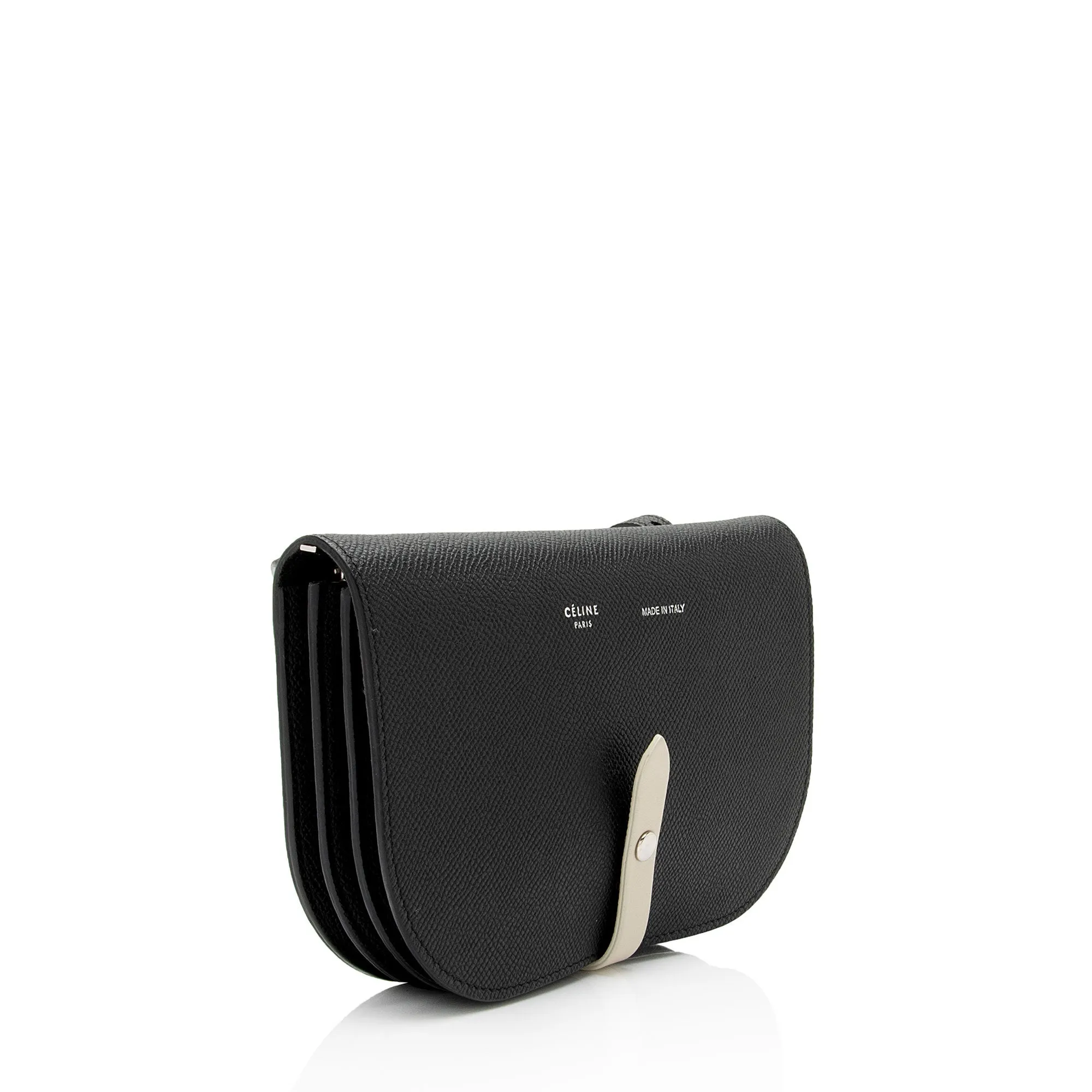 Celine Leather Strap Clutch Crossbody Bag (SHF-00pqJC)