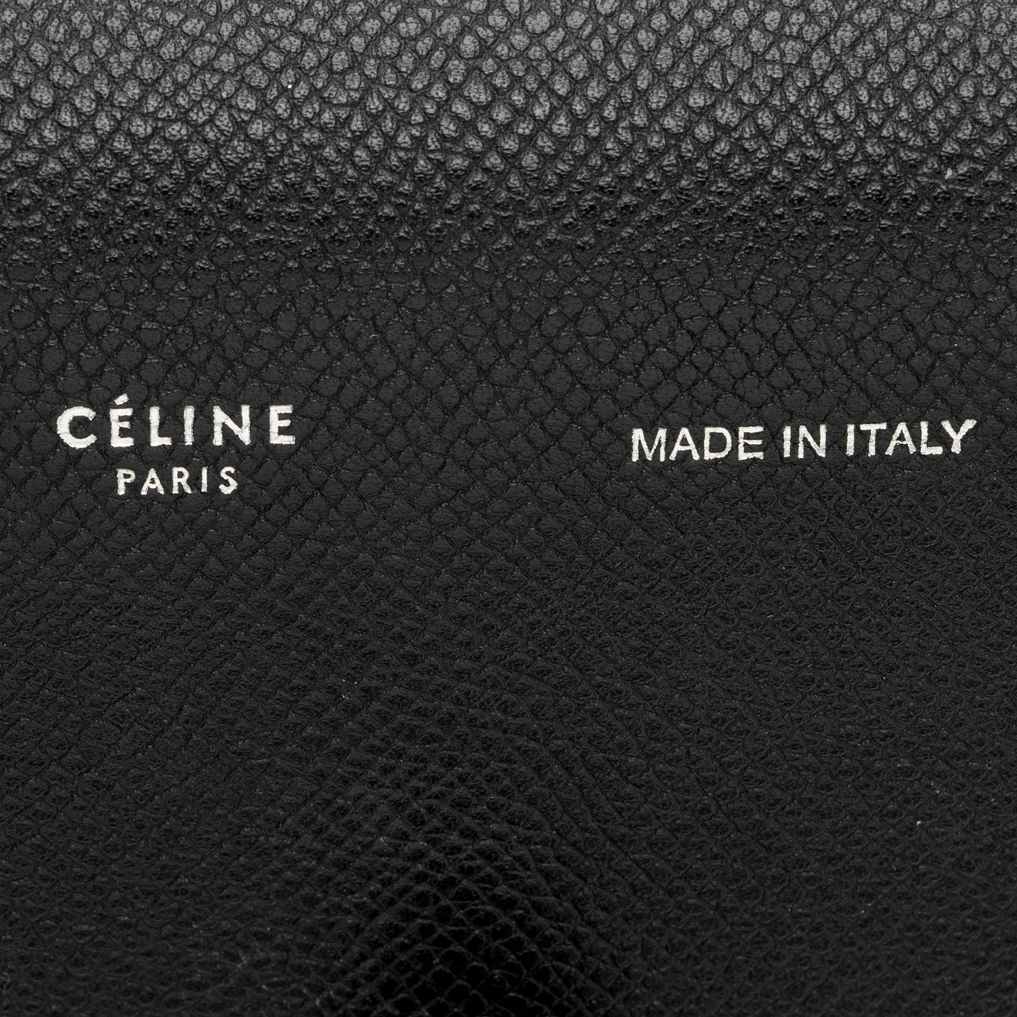 Celine Leather Strap Clutch Crossbody Bag (SHF-00pqJC)