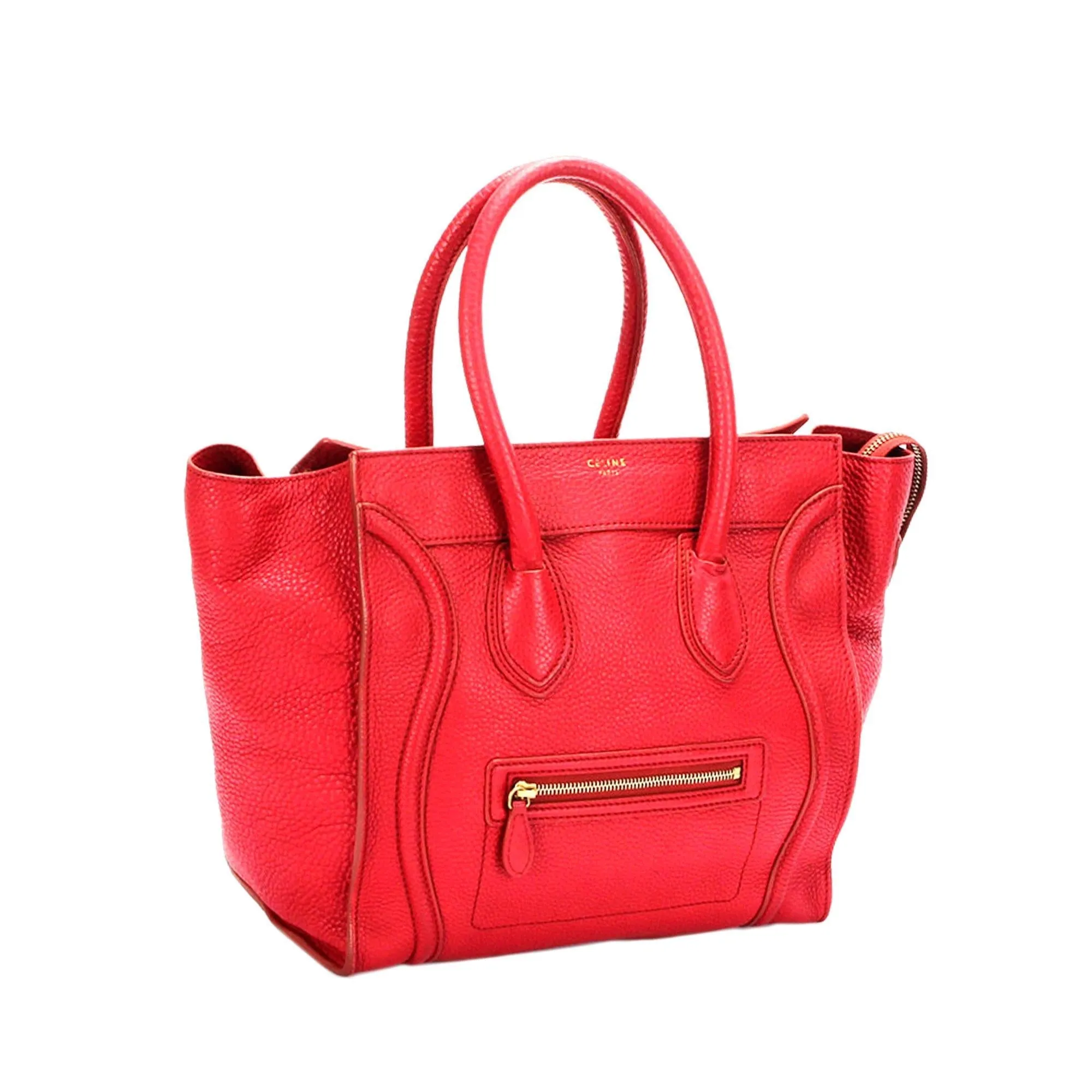 Celine Luggage Leather Tote Bag (SHG-26754)