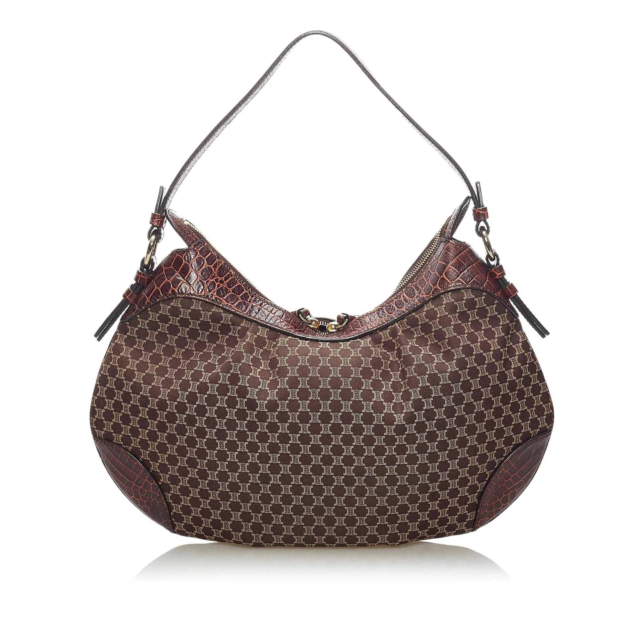 Celine Macadam Canvas Hobo Bag (SHG-34196)