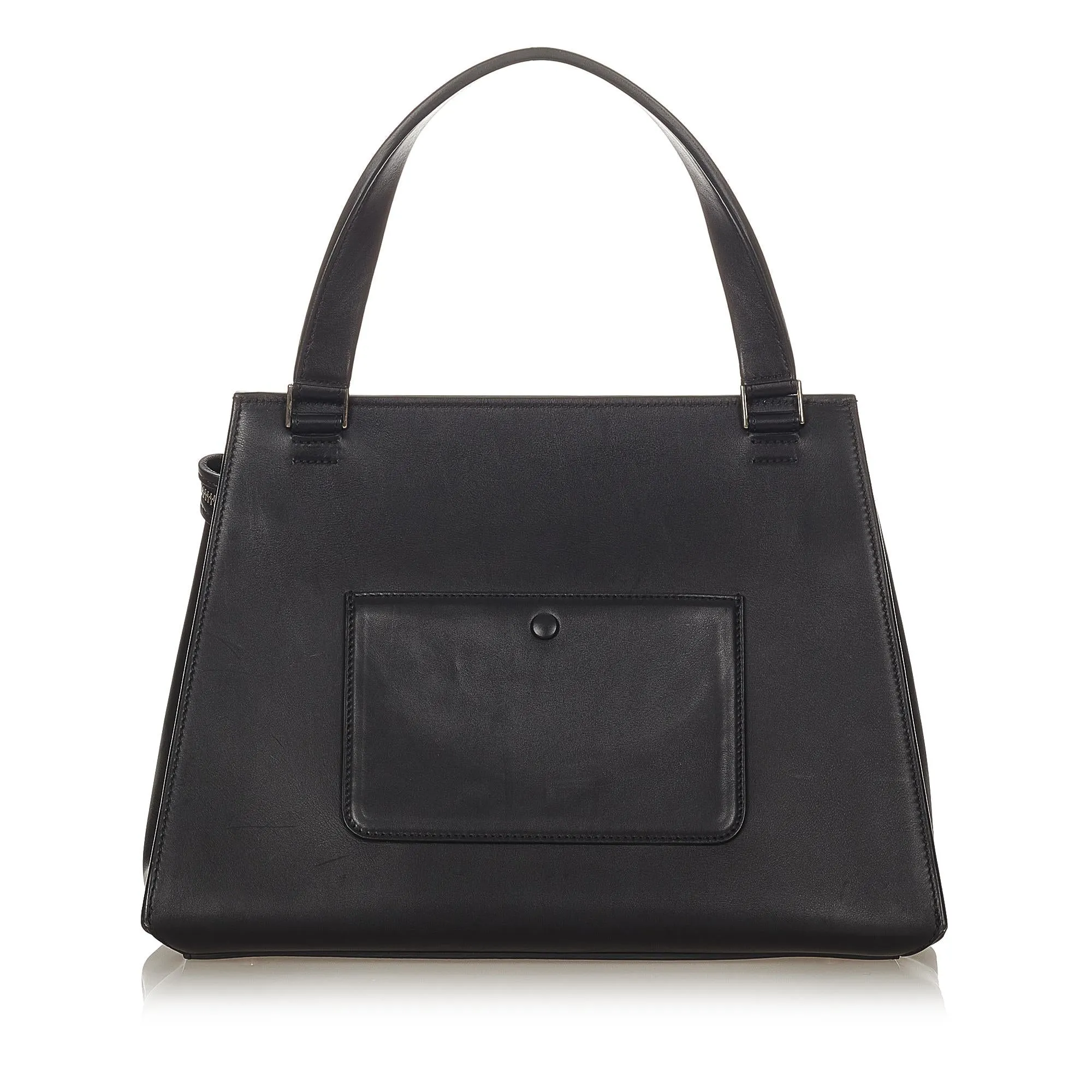 Celine Medium Edge Bicolor Leather Handbag (SHG-85HnTC)