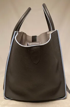 Celine Medium Grey Leather Phantom Luggage Tote