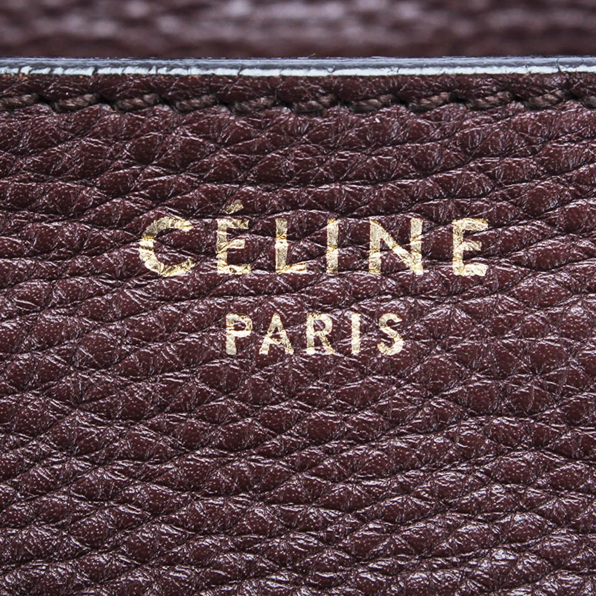 Celine Mini Luggage Leather Tote Bag (SHG-qfgt3d)