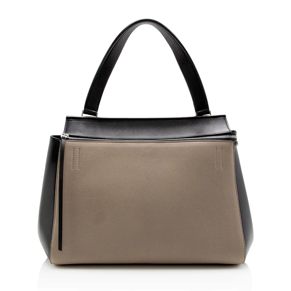 Celine Pebbled Leather Medium Edge Tote (SHF-14514)