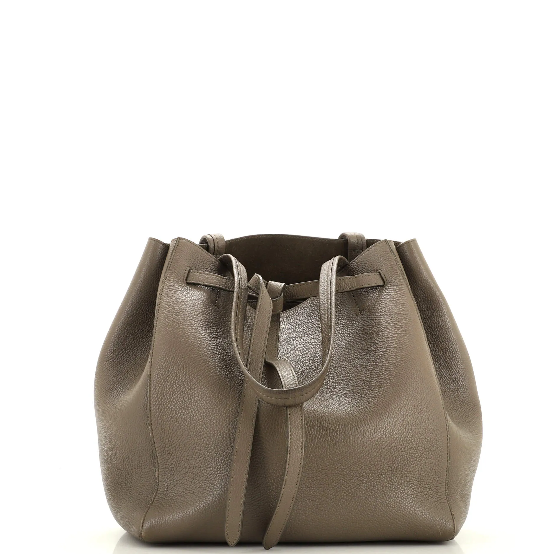 CELINE Phantom Tie Cabas Tote Leather Medium