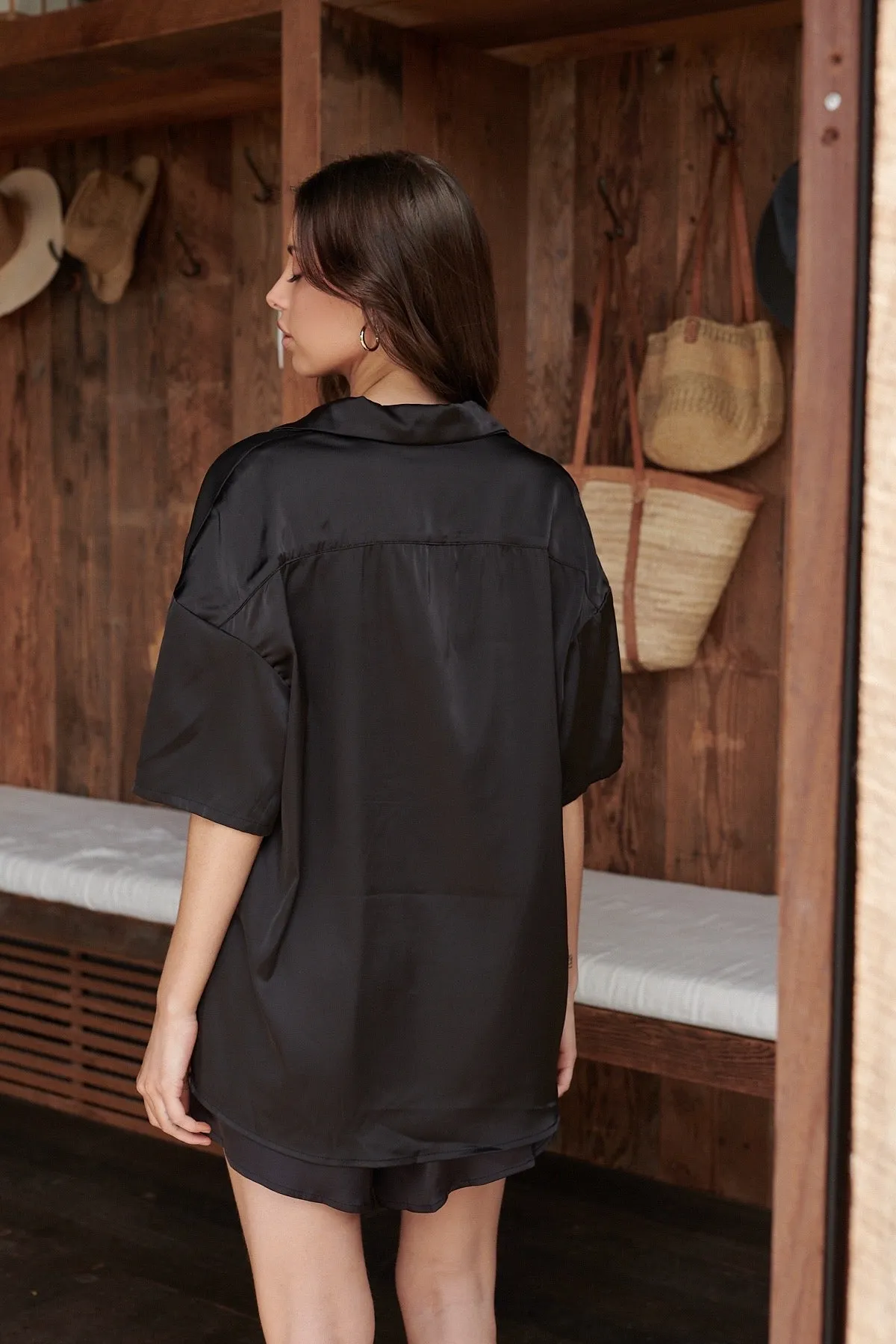 Celine Short Sleeve Shirt Black