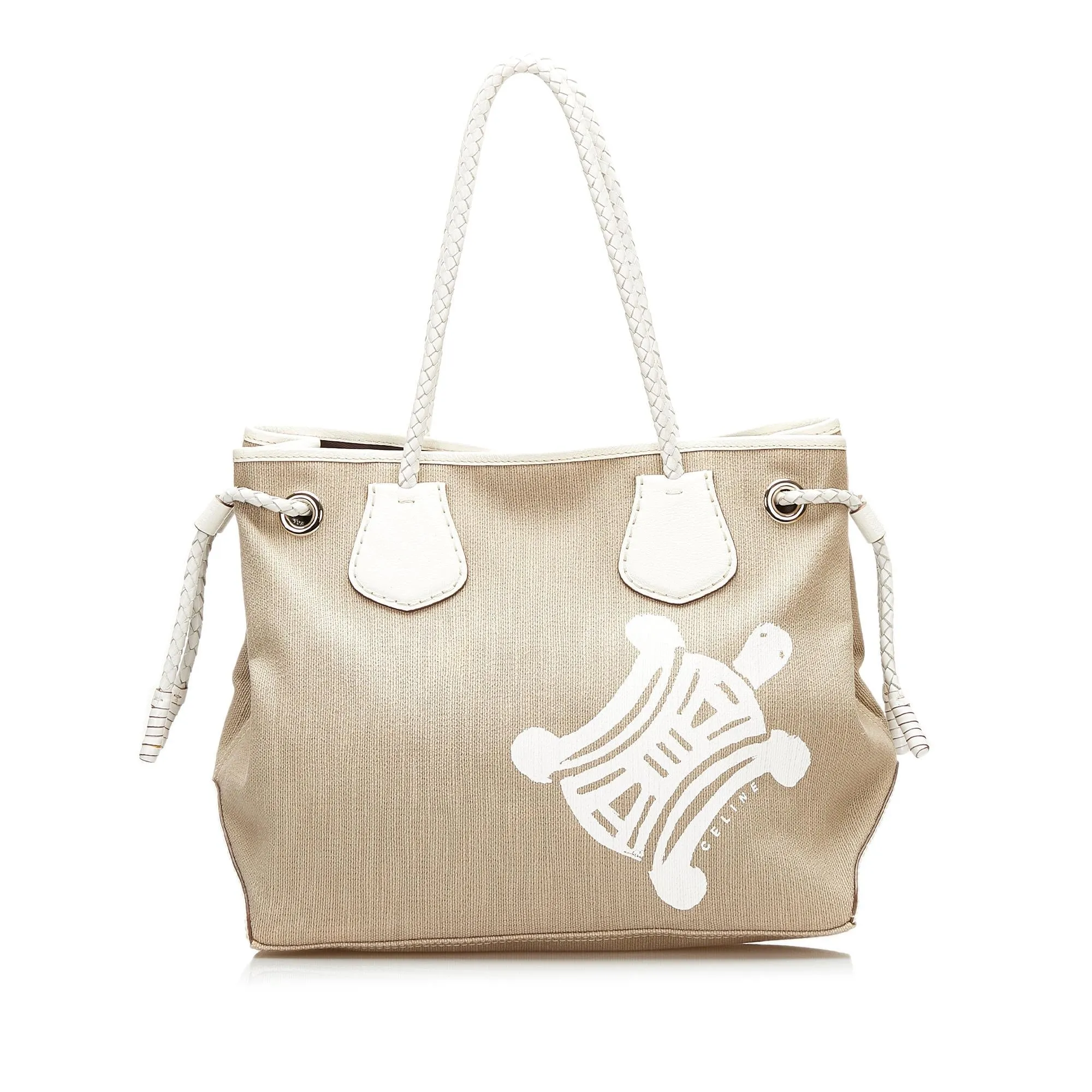 Celine Triomphe Logo Canvas Tote (SHG-35745)