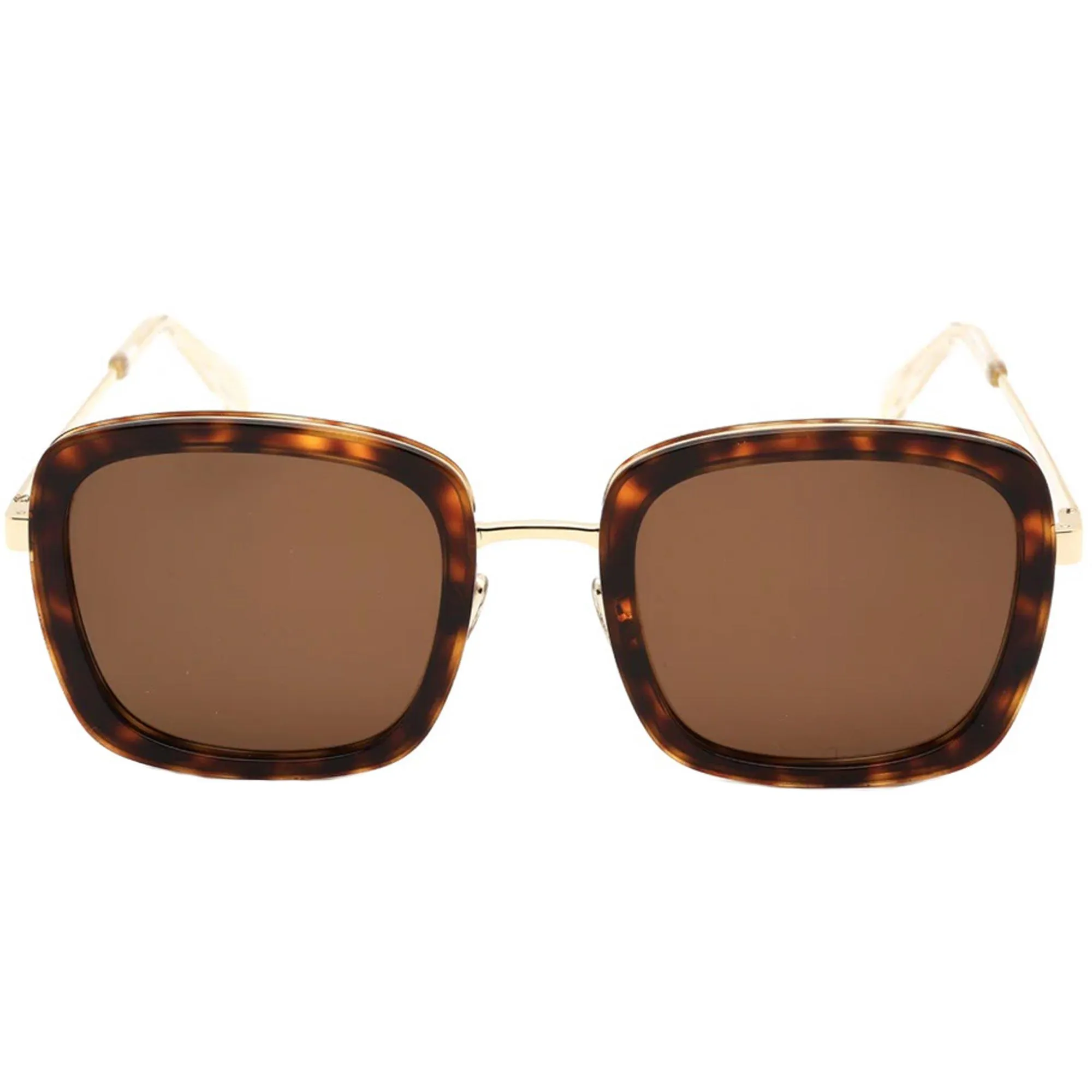 Celine Women's Sunglasses - Full Rim Havana Plastic and Metal Frame | CL40202U 52E