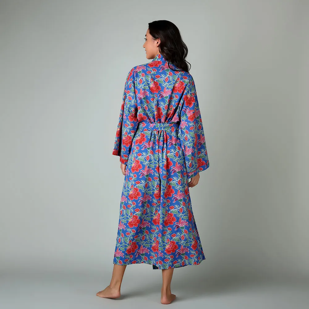 Clarence Indigo Robe