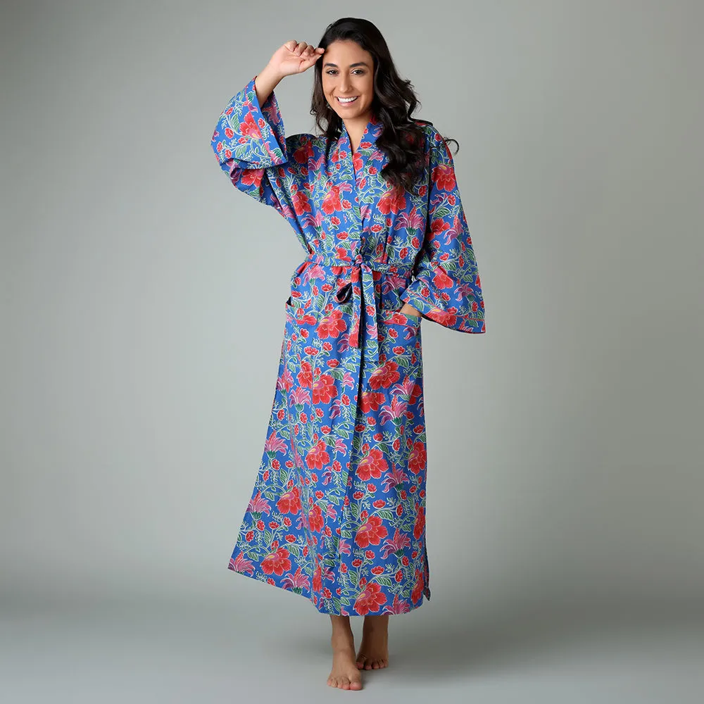 Clarence Indigo Robe